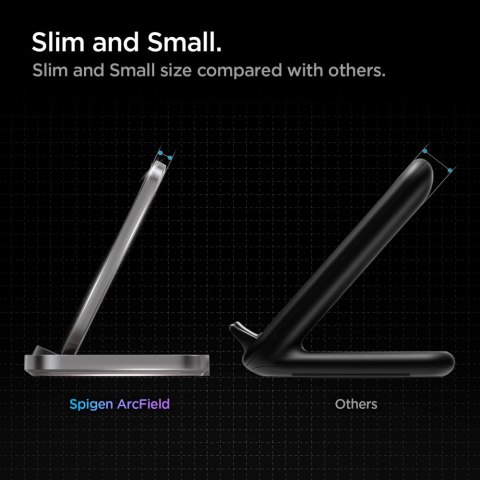Spigen ładowarka bezprzewodowa PF2102 Arcfield 15W black Spigen ładowarka bezprzewodowa PF2102 Arcfield 15W black