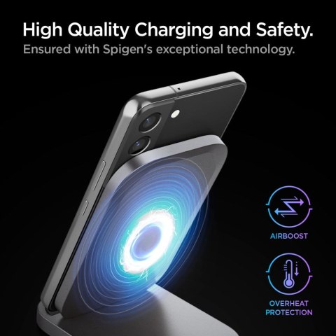 Spigen ładowarka bezprzewodowa PF2102 Arcfield 15W black Spigen ładowarka bezprzewodowa PF2102 Arcfield 15W black