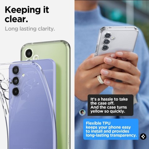 Spigen nakładka Liquid Crystal do Samsung Galaxy A54 5G crystal clear