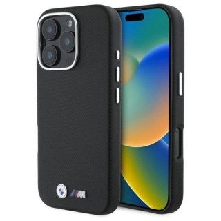 Etui BMW M Edition Kevlar wrapped metal na iPhone 16 Pro - czarne