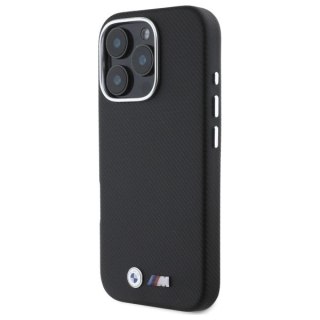 Etui BMW M Edition Kevlar wrapped metal na iPhone 16 Pro - czarne