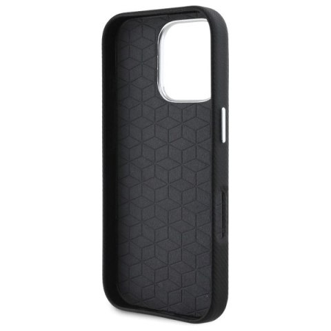 Etui BMW M Edition Kevlar wrapped metal na iPhone 16 Pro - czarne Etui BMW M Edition Kevlar wrapped metal na iPhone 16 Pro - czarne