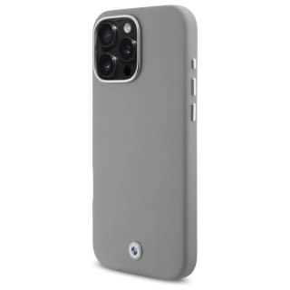 Etui BMW Sign Full Wrapped Metal MagSafe na iPhone 16 Pro Max - szare
