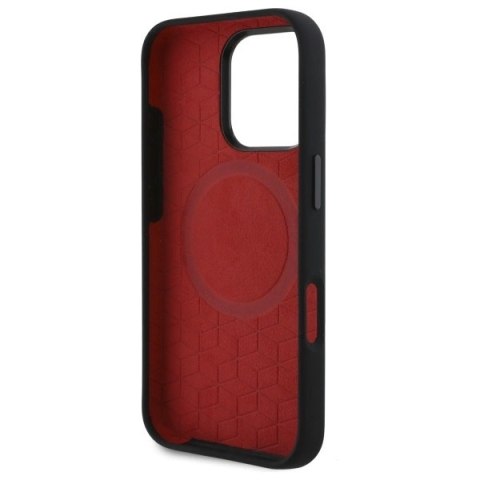 Etui BMW Silicone Turning Lines MagSafe na iPhone 16 Pro Max - czarne Etui BMW Silicone Turning Lines MagSafe na iPhone 16 Pro Max - czarne