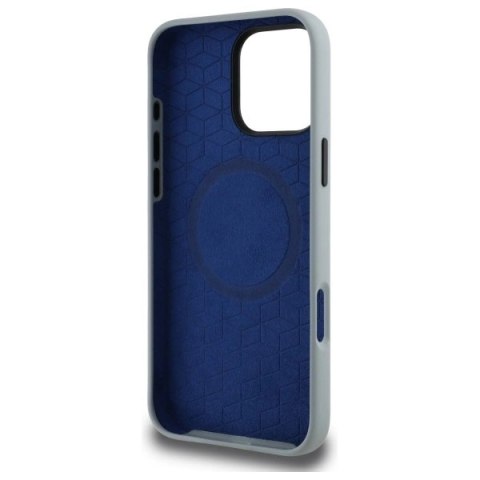 Etui BMW Silicone Turning Lines MagSafe na iPhone 16 Pro Max - szare