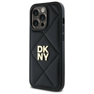 Etui DKNY Quilted Stack Logo na iPhone 14 Pro Max - czarne