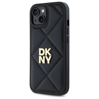 Etui DKNY Quilted Stack Logo na iPhone 14 - czarne