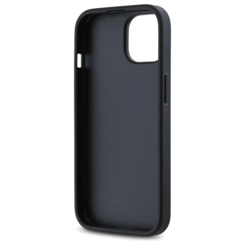Etui DKNY Quilted Stack Logo na iPhone 14 - czarne Etui DKNY Quilted Stack Logo na iPhone 14 - czarne