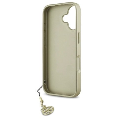 Etui Guess 4G Charms Collection na iPhone 16 Plus - czarne Etui Guess 4G Charms Collection na iPhone 16 Plus - czarne