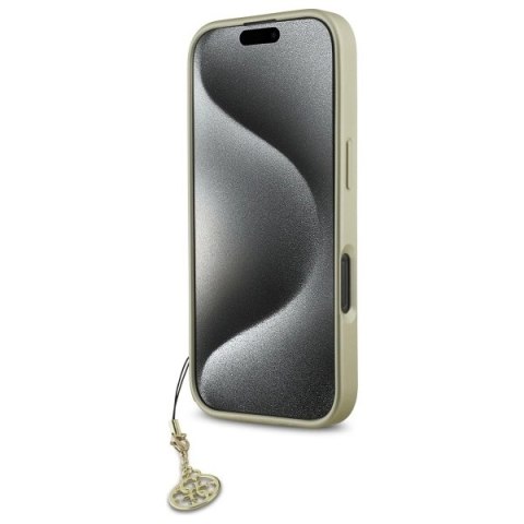 Etui Guess 4G Charms Collection na iPhone 16 Pro Max - czarne Etui Guess 4G Charms Collection na iPhone 16 Pro Max - czarne