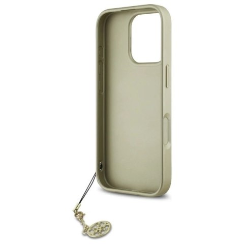 Etui Guess 4G Charms Collection na iPhone 16 Pro Max - czarne Etui Guess 4G Charms Collection na iPhone 16 Pro Max - czarne
