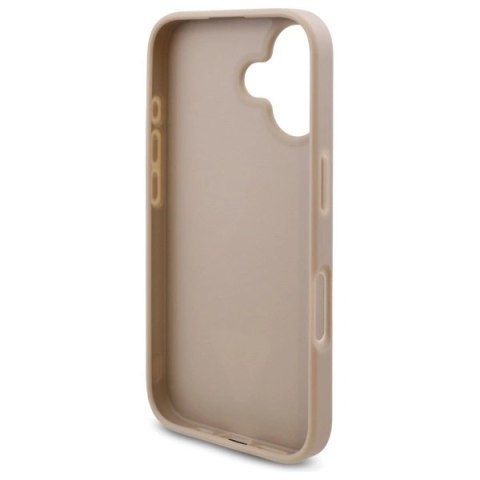 Etui Guess New 4G Triangle na iPhone 16 Plus - białe Etui Guess New 4G Triangle na iPhone 16 Plus - białe