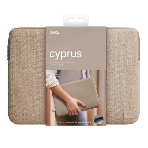 Etui UNIQ neoprene laptop Sleeve 14" Cyprus Water-Resistant - brązowe Etui UNIQ neoprene laptop Sleeve 14" Cyprus Water-Resistant - brązowe