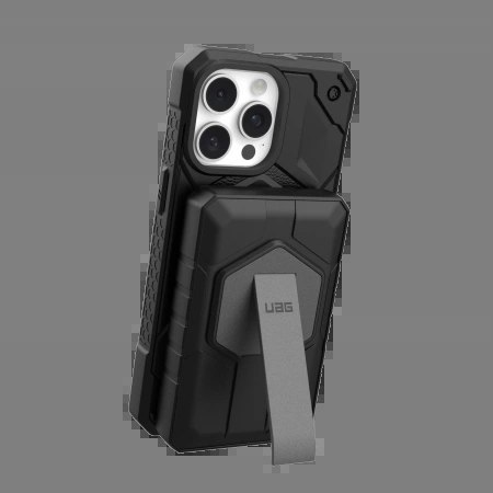 Powerbank UAG Rugged 10K - 10000 mAh z podstawką, ładowanie bezprzewodowe 10W, kompatybilny z MagSafe, kabel w zestawie - czarne Powerbank UAG Rugged 10K - 10000 mAh z podstawką, ładowanie bezprzewodowe 10W, kompatybilny z MagSafe, kabel w zestawie - czarne