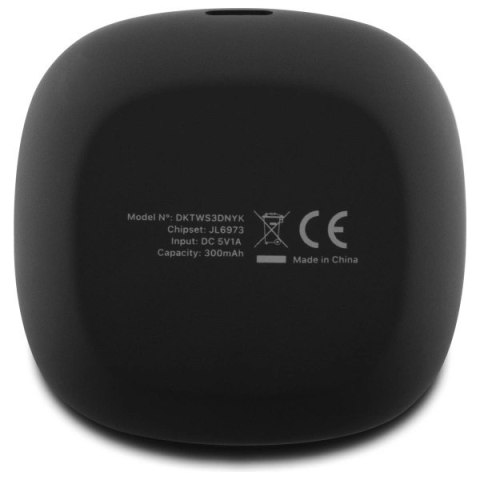 Słuchawki DKNY TWS BT 3D Rubber Matte Finish Bluetooth - czarne