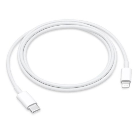 Apple kabel przewód USB-C - Lightning 1m biały (MUQ93ZM/A) Apple kabel przewód USB-C - Lightning 1m biały (MUQ93ZM/A)