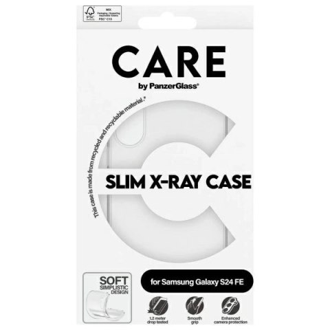 CARE by PanzerGlass Slim X-Ray Case Sam S24 FE S721 przezroczysty/transparent 1963 CARE by PanzerGlass Slim X-Ray Case Sam S24 FE S721 przezroczysty/transparent 1963