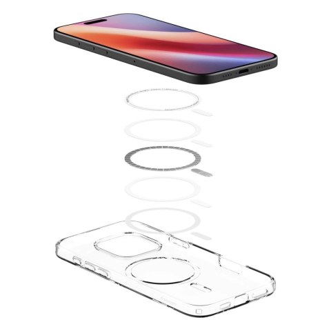 Etui Spigen Liquid Crystal Mag MagSafe na iPhone 16 Pro - przezroczyste