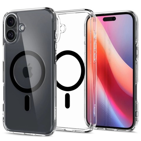 Etui Spigen Ultra Hybrid Mag z MagSafe na iPhone 16 Plus - czarne Etui Spigen Ultra Hybrid Mag z MagSafe na iPhone 16 Plus - czarne