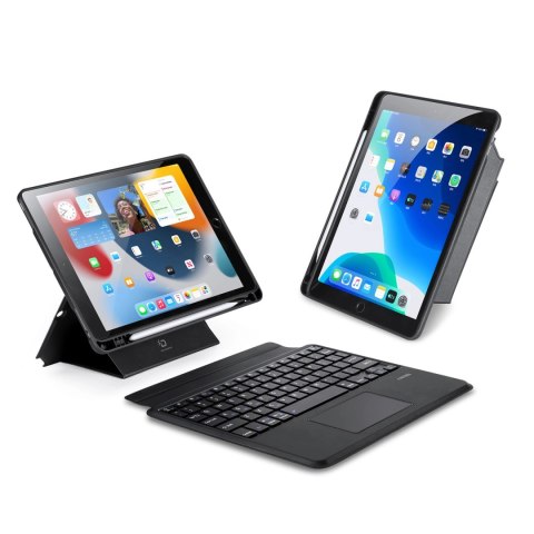 Etui z klawiaturą Bluetooth Dux Ducis DK Series do Apple iPad 7/8/9 10.2''/iPad Air 3/iPad Pro 10.5'' (2017) - czarne Etui z klawiaturą Bluetooth Dux Ducis DK Series do Apple iPad 7/8/9 10.2''/iPad Air 3/iPad Pro 10.5'' (2017) - czarne