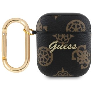Guess GUA2PG4GPK AirPods 1/2 cover czarny/black 4G Hook