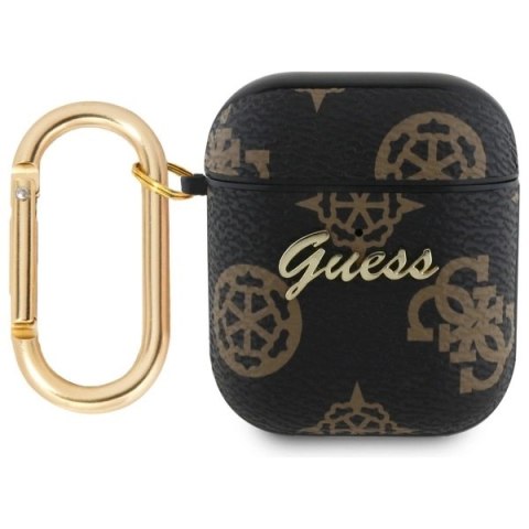 Guess GUA2PG4GPK AirPods 1/2 cover czarny/black 4G Hook Guess GUA2PG4GPK AirPods 1/2 cover czarny/black 4G Hook