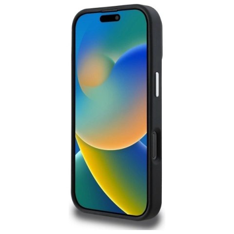Guess GUHMP16XPGTSPSK iPhone 16 Pro Max 6.3" czarny/black hardcase Grained Triangle MagSafe Guess GUHMP16XPGTSPSK iPhone 16 Pro Max 6.3" czarny/black hardcase Grained Triangle MagSafe