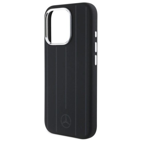 Mercedes MEHMP16L23SUVSK iPhone 16 Pro 6.3" czarny/black hardcase Silicone Vertical Tonal Stripes MagSafe Mercedes MEHMP16L23SUVSK iPhone 16 Pro 6.3" czarny/black hardcase Silicone Vertical Tonal Stripes MagSafe