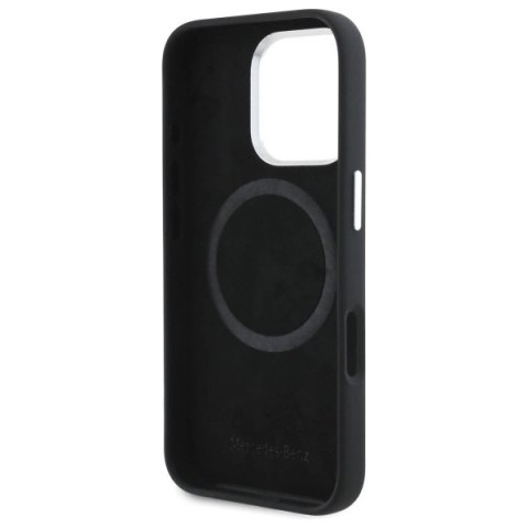 Mercedes MEHMP16L23SUVSK iPhone 16 Pro 6.3" czarny/black hardcase Silicone Vertical Tonal Stripes MagSafe Mercedes MEHMP16L23SUVSK iPhone 16 Pro 6.3" czarny/black hardcase Silicone Vertical Tonal Stripes MagSafe