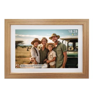 Ramka cyfrowa 10.1" Denver Frameo PFF-1042LW - brązowa