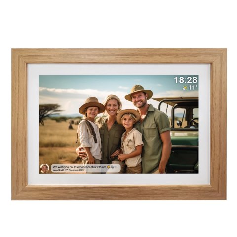 Ramka cyfrowa 10.1" Denver Frameo PFF-1042LW - brązowa Ramka cyfrowa 10.1" Denver Frameo PFF-1042LW - brązowa