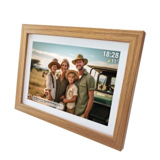 Ramka cyfrowa 10.1" Denver Frameo PFF-1042LW - brązowa