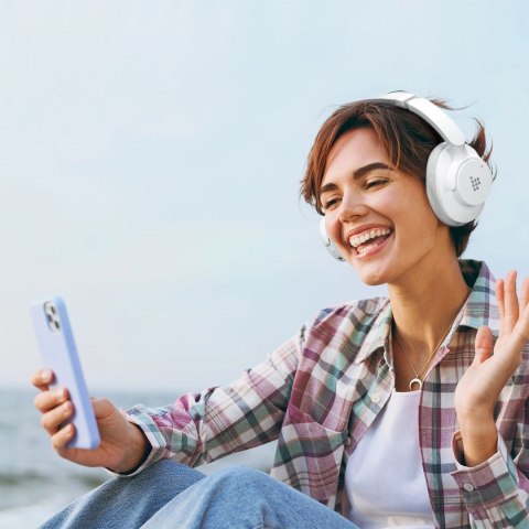 Słuchawki bezprzewodowe Tronsmart Sounfii Q20 ANC nauszne Bluetooth 5.3 - białe Słuchawki bezprzewodowe Tronsmart Sounfii Q20 ANC nauszne Bluetooth 5.3 - białe