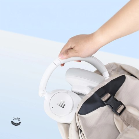Słuchawki bezprzewodowe Tronsmart Sounfii Q20 ANC nauszne Bluetooth 5.3 - białe Słuchawki bezprzewodowe Tronsmart Sounfii Q20 ANC nauszne Bluetooth 5.3 - białe