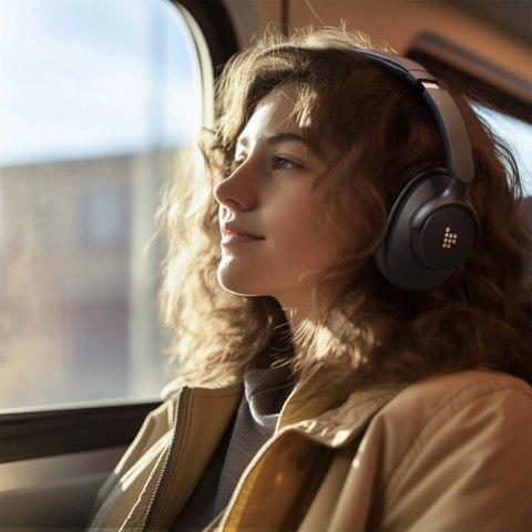 Słuchawki bezprzewodowe Tronsmart Sounfii Q20 ANC nauszne Bluetooth 5.3 - czarne Słuchawki bezprzewodowe Tronsmart Sounfii Q20 ANC nauszne Bluetooth 5.3 - czarne