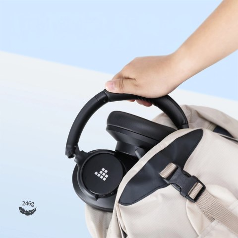 Słuchawki bezprzewodowe Tronsmart Sounfii Q20 ANC nauszne Bluetooth 5.3 - czarne Słuchawki bezprzewodowe Tronsmart Sounfii Q20 ANC nauszne Bluetooth 5.3 - czarne