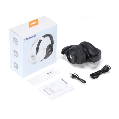 Słuchawki bezprzewodowe Tronsmart Sounfii Q20 ANC nauszne Bluetooth 5.3 - czarne Słuchawki bezprzewodowe Tronsmart Sounfii Q20 ANC nauszne Bluetooth 5.3 - czarne