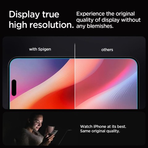 Szkło hartowane Spigen Glas.tR EZ Fit na iPhone 16 Pro Max Szkło hartowane Spigen Glas.tR EZ Fit na iPhone 16 Pro Max