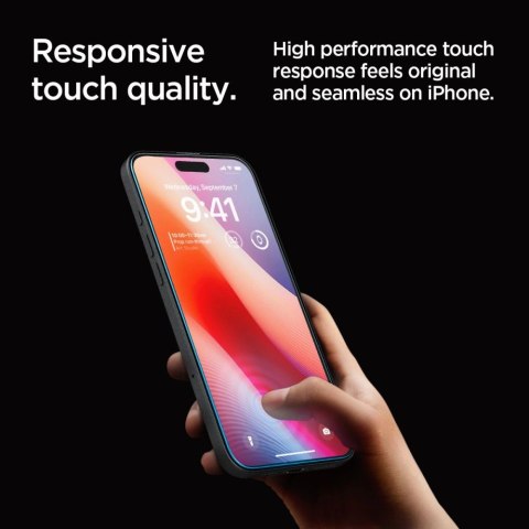 Szkło hartowane Spigen Glas.tR EZ Fit na iPhone 16 Pro Max Szkło hartowane Spigen Glas.tR EZ Fit na iPhone 16 Pro Max