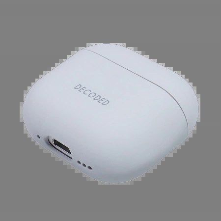 Etui Decoded Silicone Aircase na AirPods 4 - błękitny Etui Decoded Silicone Aircase na AirPods 4 - błękitny