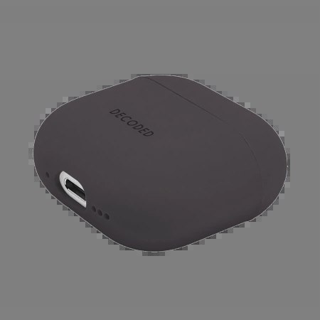 Etui Decoded Silicone Aircase na AirPods 4 - grafitowe Etui Decoded Silicone Aircase na AirPods 4 - grafitowe
