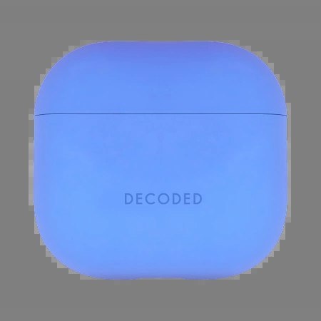 Etui Decoded Silicone Aircase na AirPods 4 - niebieskie Etui Decoded Silicone Aircase na AirPods 4 - niebieskie