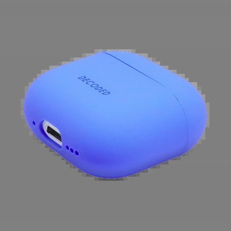Etui Decoded Silicone Aircase na AirPods 4 - niebieskie Etui Decoded Silicone Aircase na AirPods 4 - niebieskie