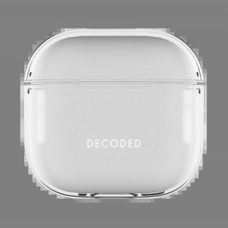 Etui Decoded Silicone Aircase na AirPods 4 - przezroczyste