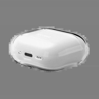 Etui Decoded Silicone Aircase na AirPods 4 - przezroczyste