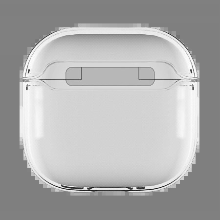 Etui Decoded Silicone Aircase na AirPods 4 - przezroczyste Etui Decoded Silicone Aircase na AirPods 4 - przezroczyste