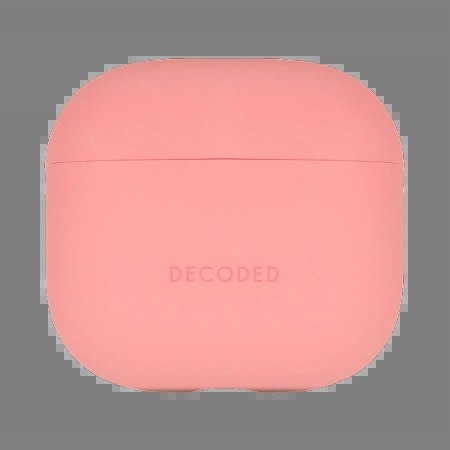 Etui Decoded Silicone Aircase na AirPods 4 - różowe Etui Decoded Silicone Aircase na AirPods 4 - różowe