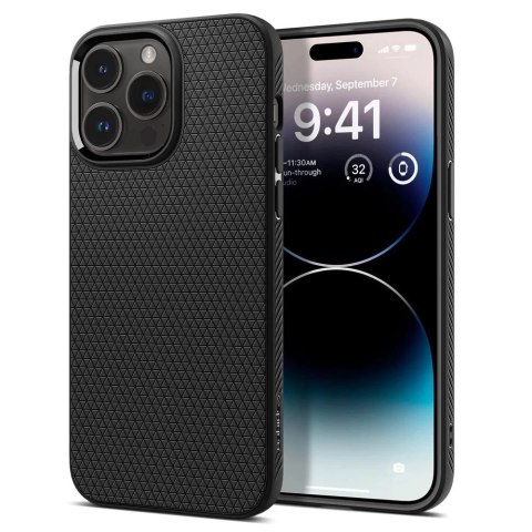 Etui Spigen Liquid Air na iPhone 14 Pro - czarny mat Etui Spigen Liquid Air na iPhone 14 Pro - czarny mat