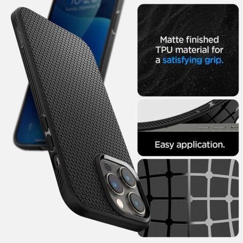 Etui Spigen Liquid Air na iPhone 14 Pro - czarny mat Etui Spigen Liquid Air na iPhone 14 Pro - czarny mat