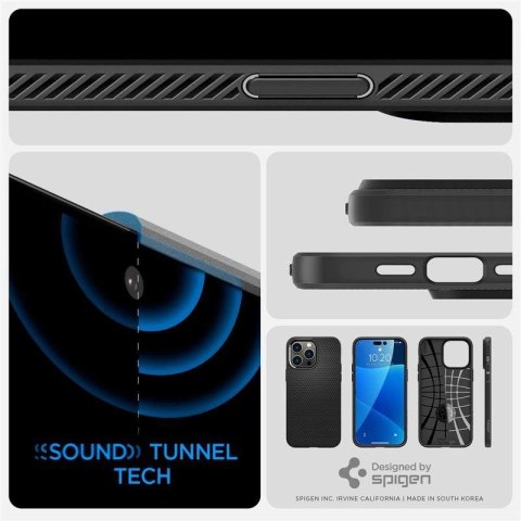 Etui Spigen Liquid Air na iPhone 14 Pro - czarny mat Etui Spigen Liquid Air na iPhone 14 Pro - czarny mat